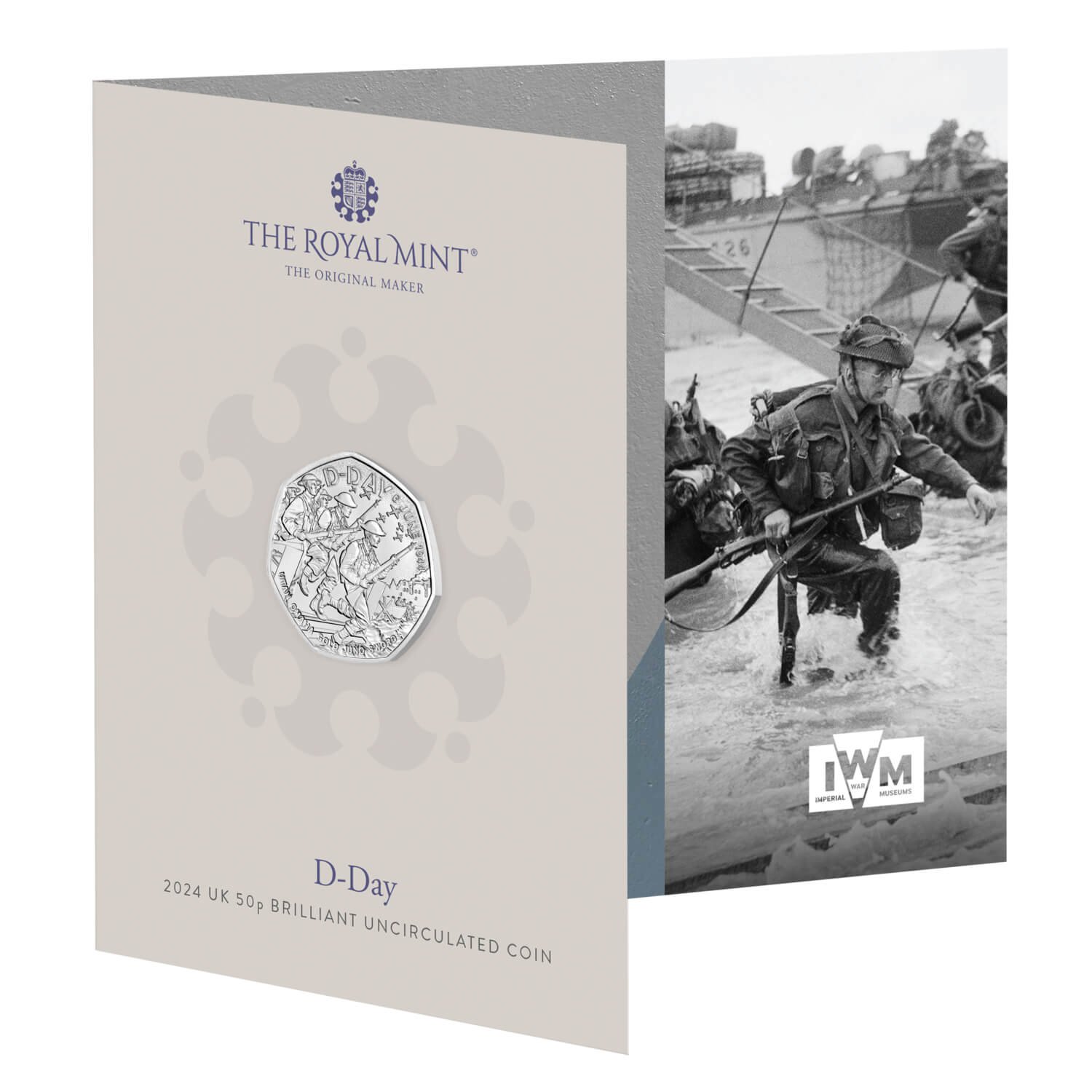 D-Day 2024 UK 50p Brilliant Uncirculated Coin