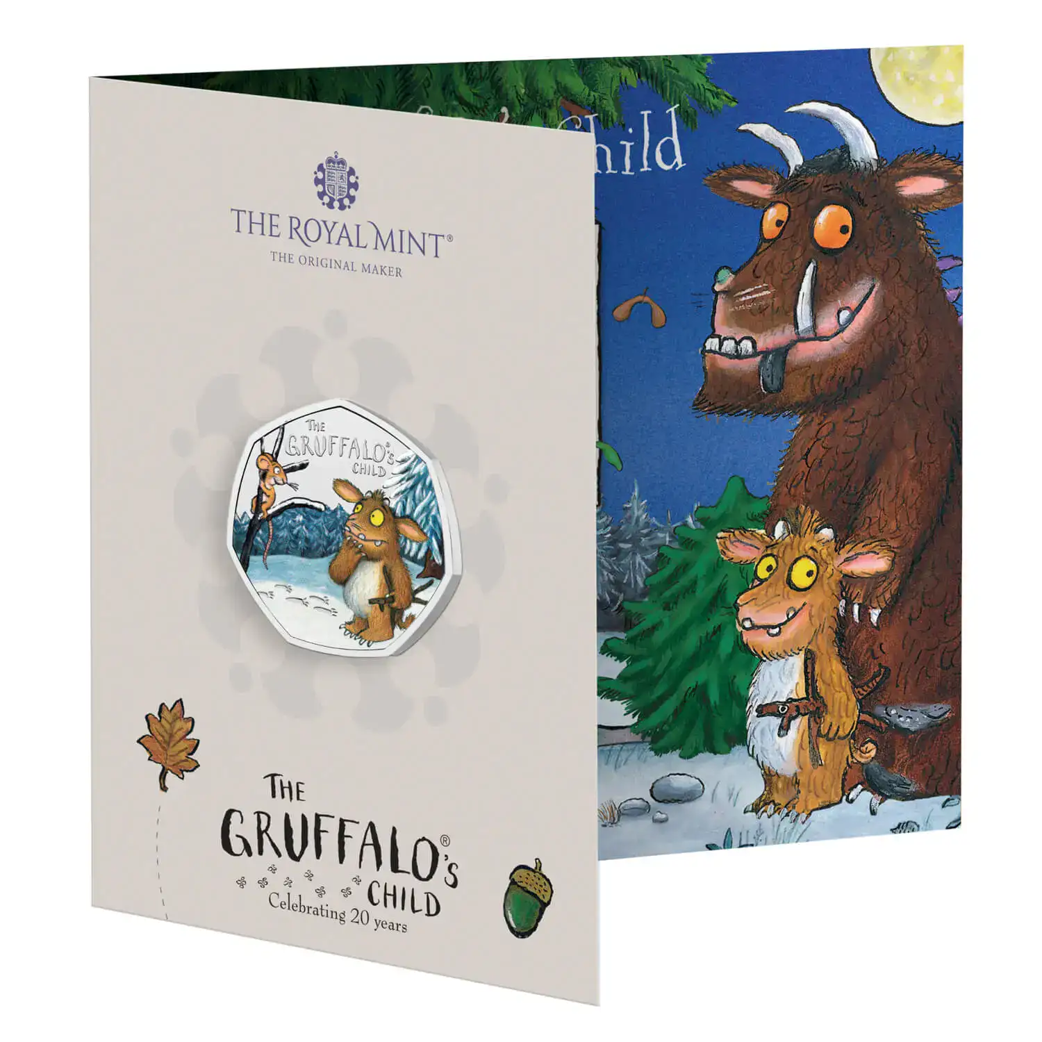 Gruffalo's Child 50p Brilliant Uncirculated Colour Coin