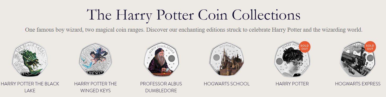 Harry Potter Coins