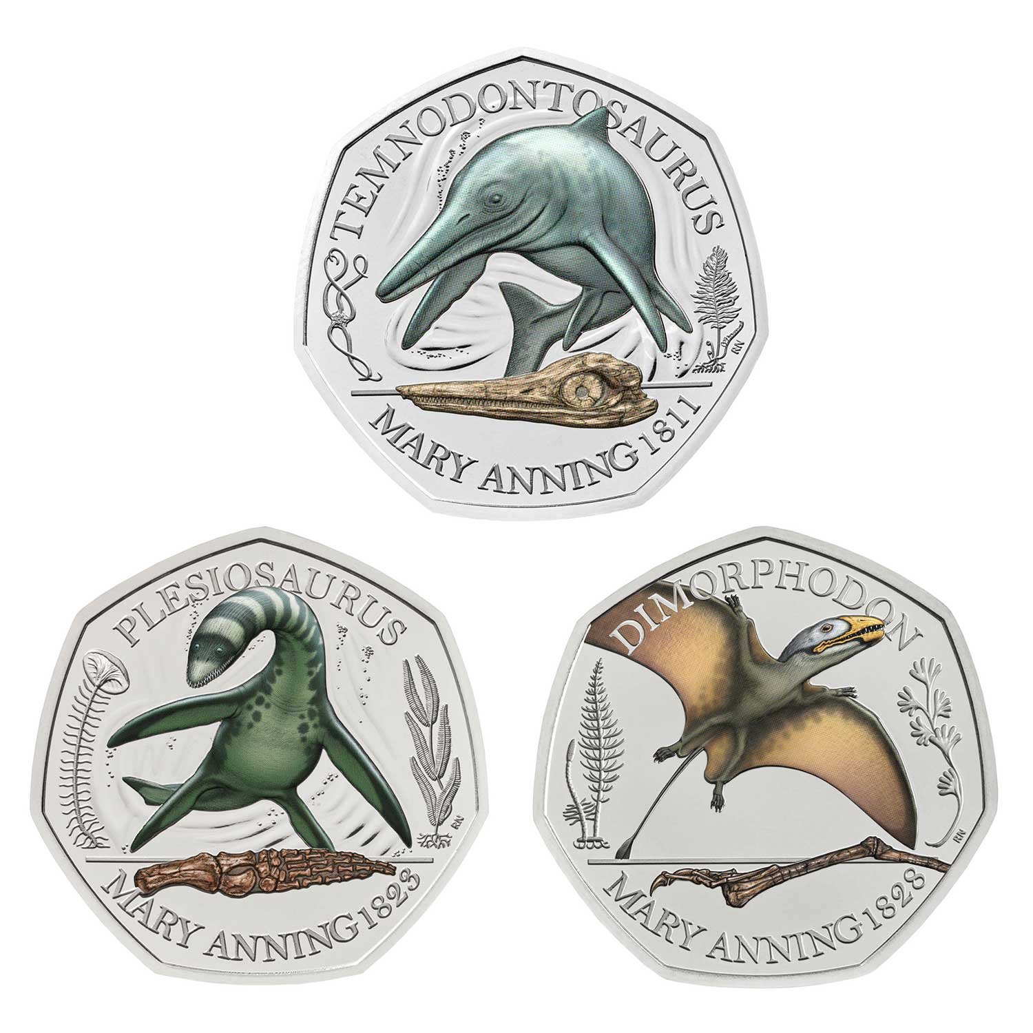 Mary Anning Coins