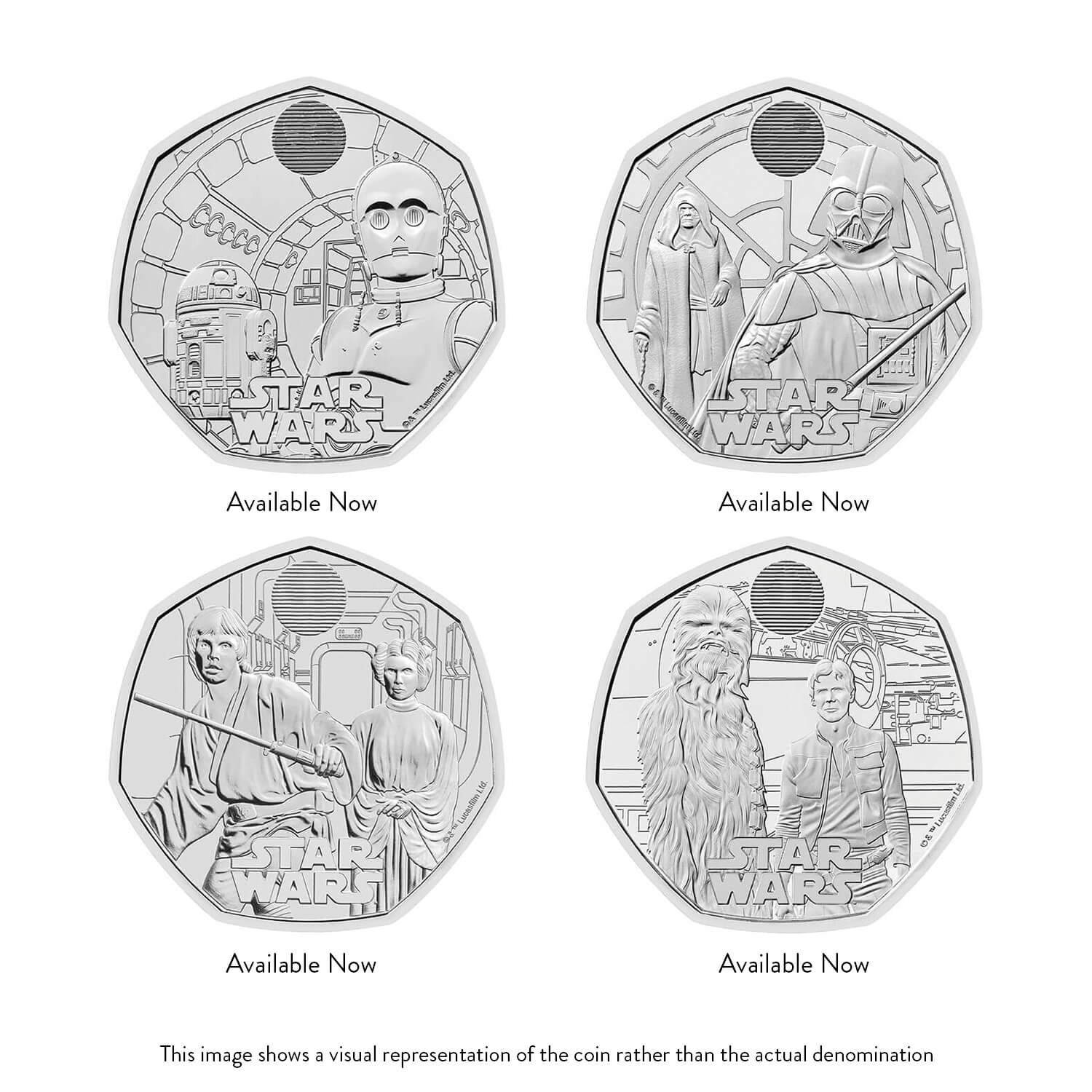 Star Wars Character Coins